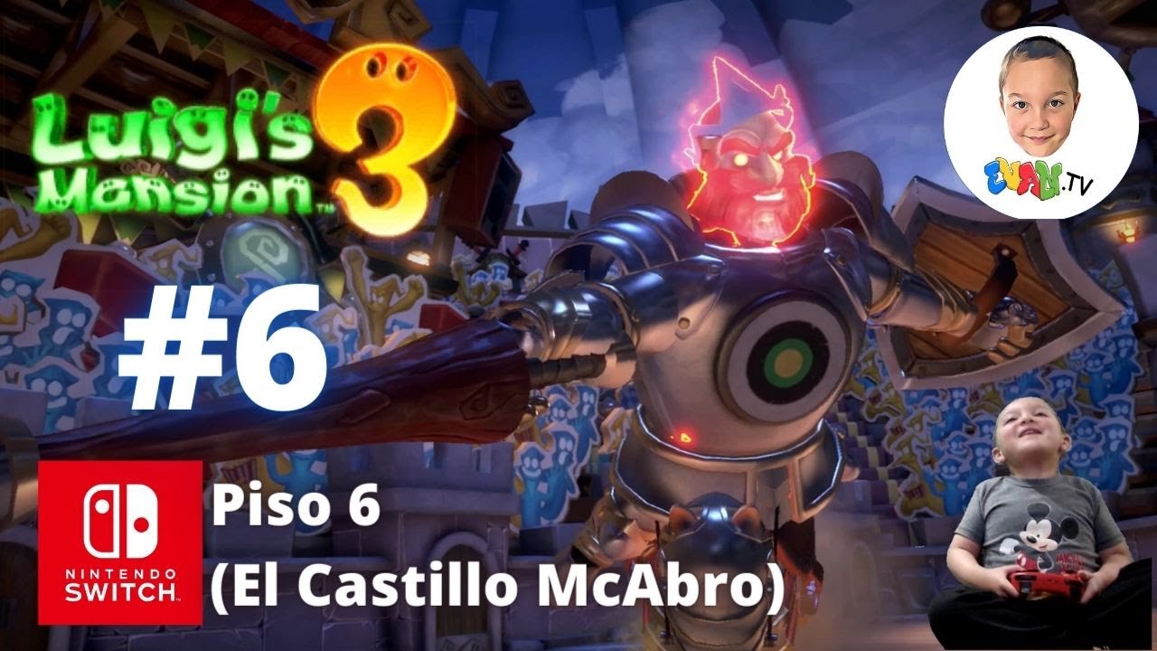 Mansión de Luigi Piso 6 - El Castillo McAbro (Luigi'sMansion 3) Nintendo Switch