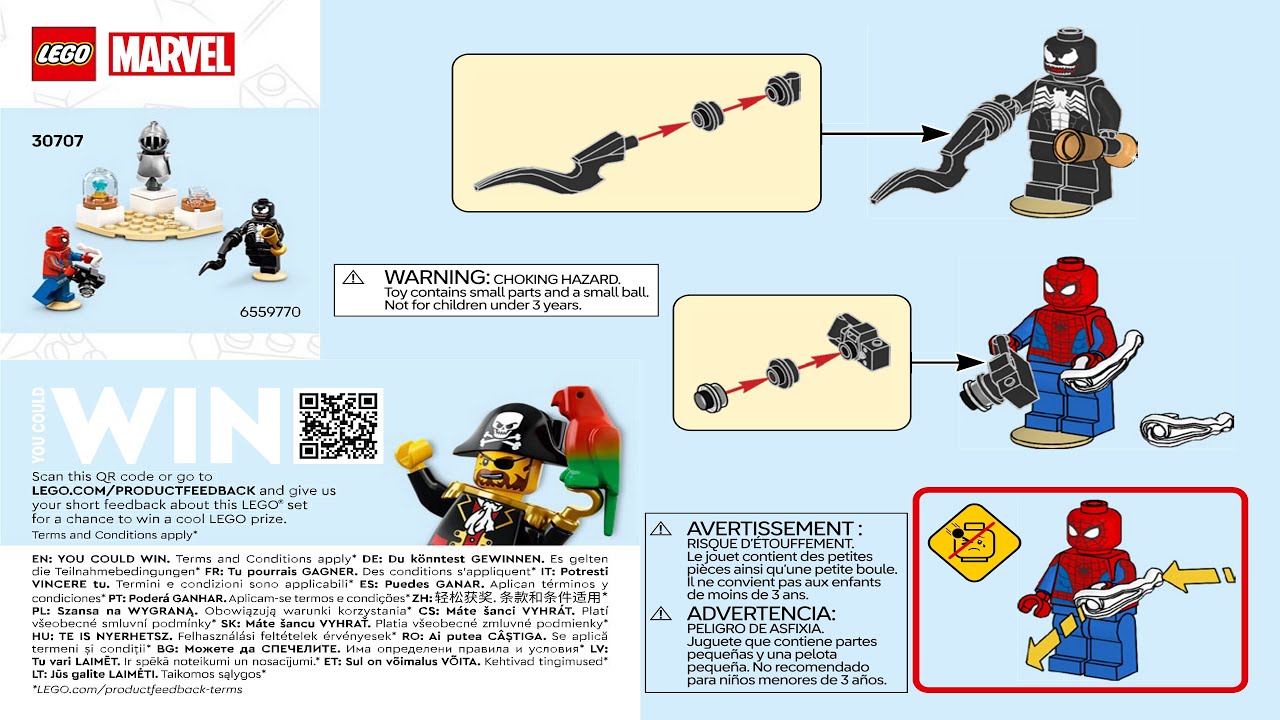 LEGO instructions - Super Heroes - 30707 - Venom's Museum Robbery