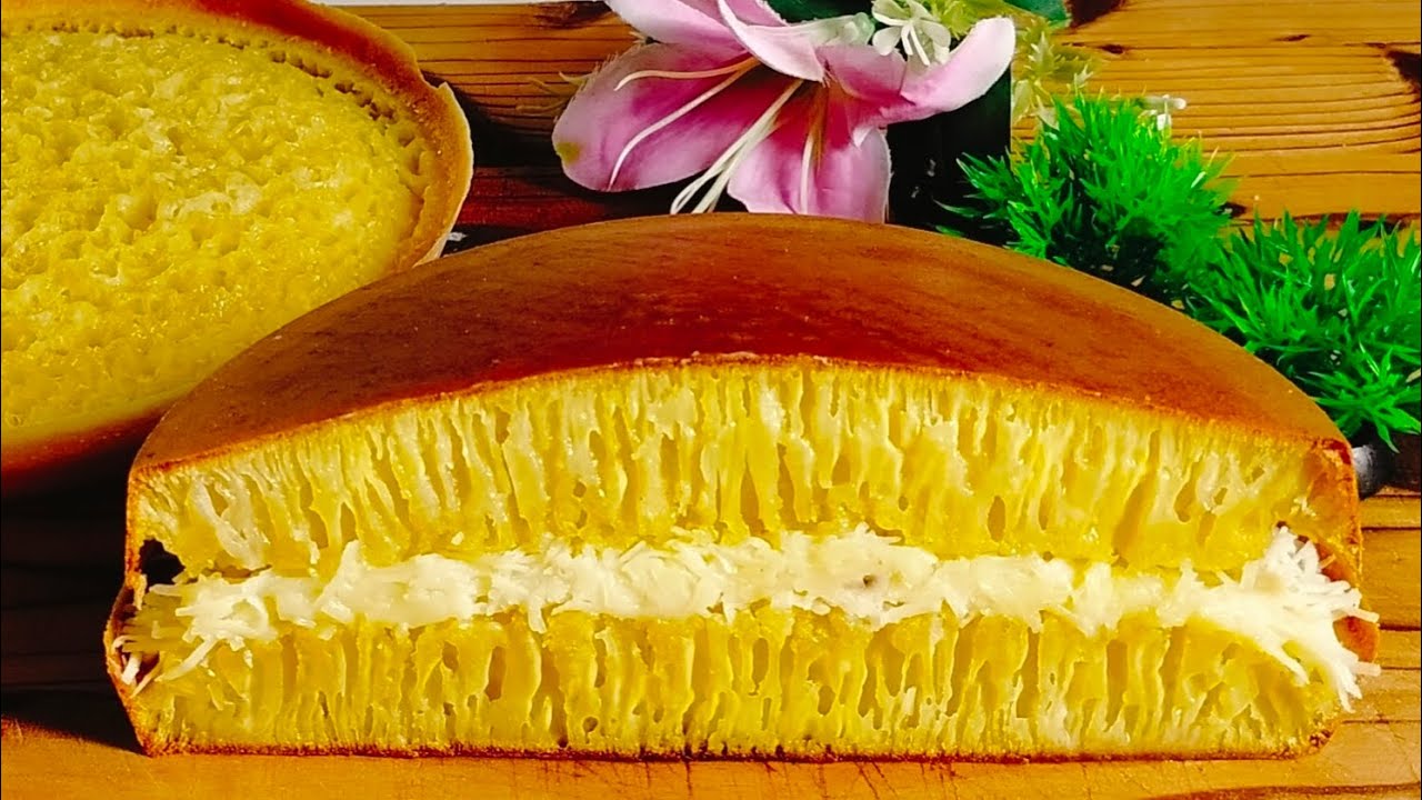 Resep martabak manis yang full serat, kenyal, enak dan lembut walau sudah dingin.