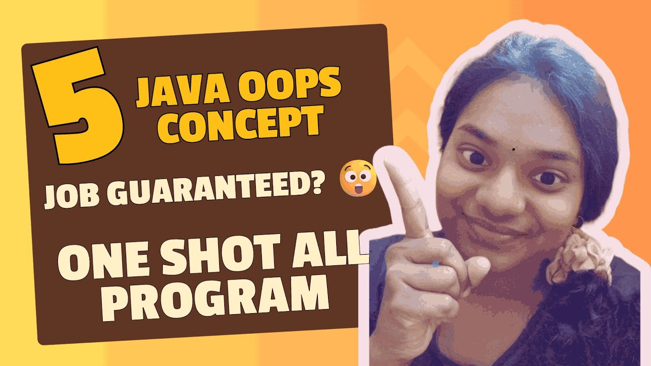 JAVA OOPS MADE EASY 😱
