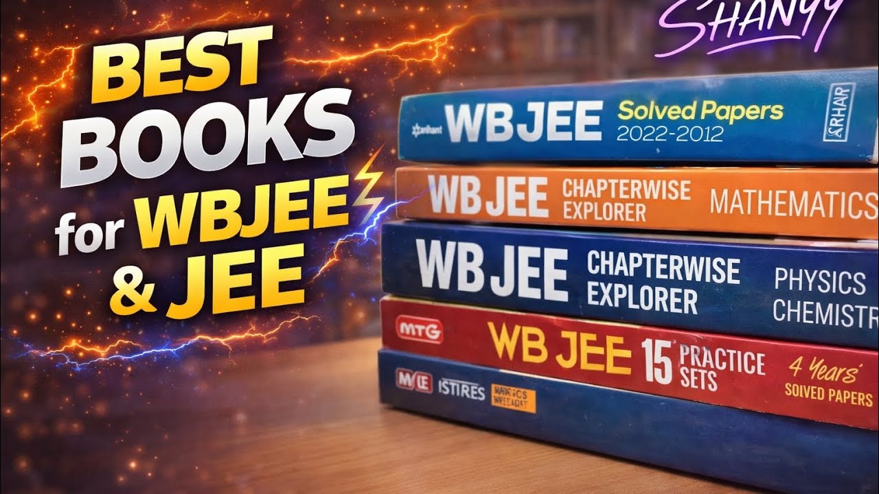 Best Books for WBJEE & JEE Preparation | Complete Booklist for 2026 | SHANYY