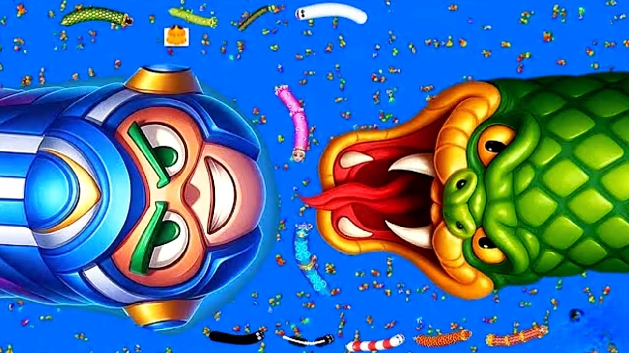 WORMSZONEIO BIG SNAKE FULL GAMEPLAY 😈☠️ || #snakezone #wormszone 