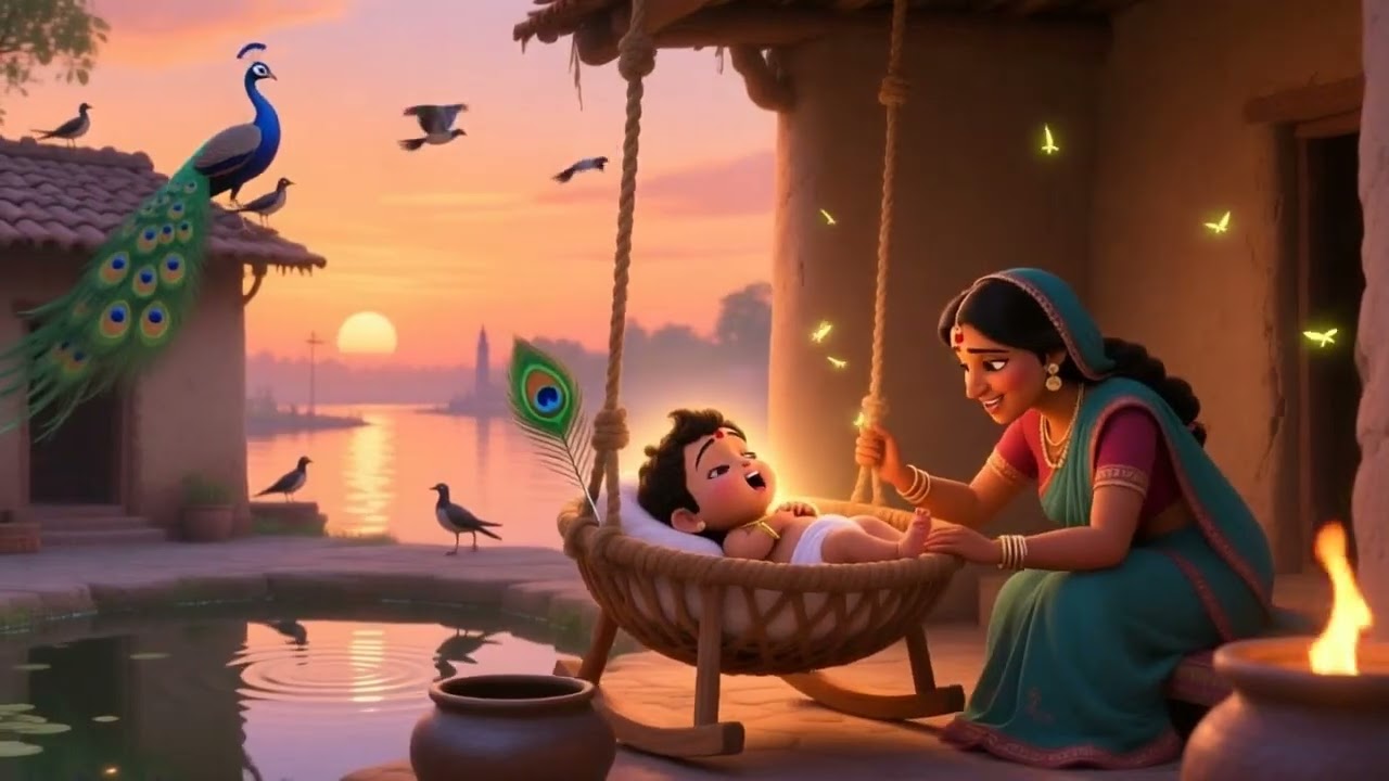 Bal Krishna Sleep Song | Peaceful Lullaby & Night Bhajan for Deep Sleep
