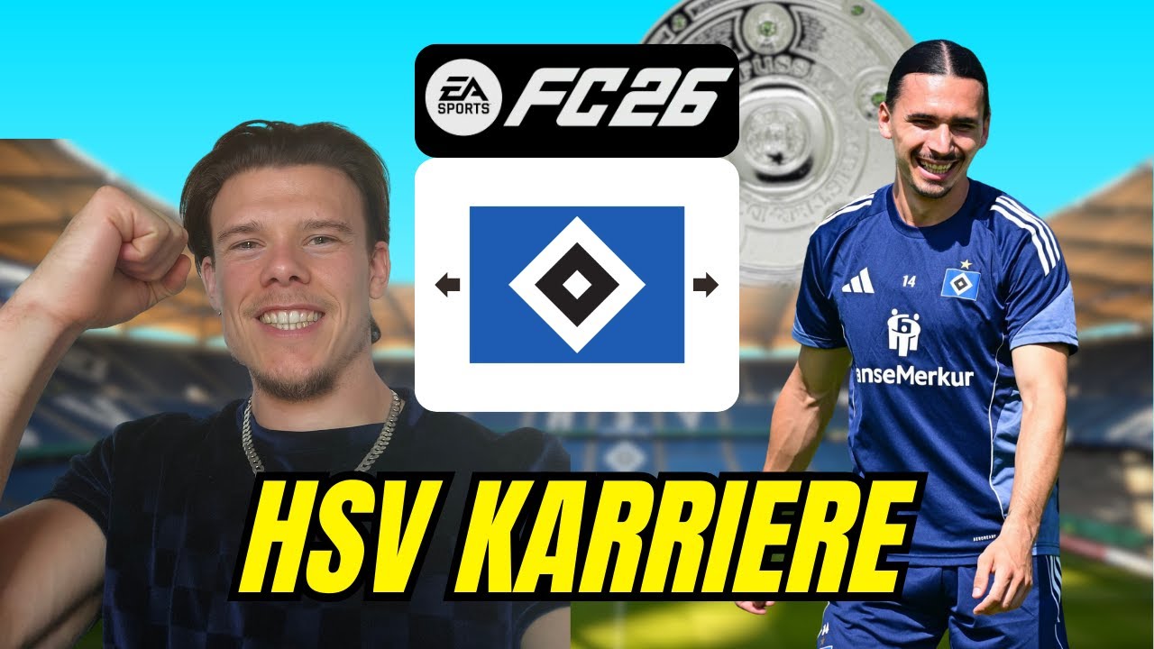 Wir bringen den HSV zurück an die SPITZE!!!🤩 HSV Karriere Folge #1 / EA FC 26