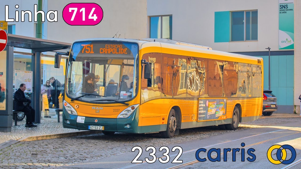 CCFL Carris 2332 - Linha 714 (video recording - collab)
