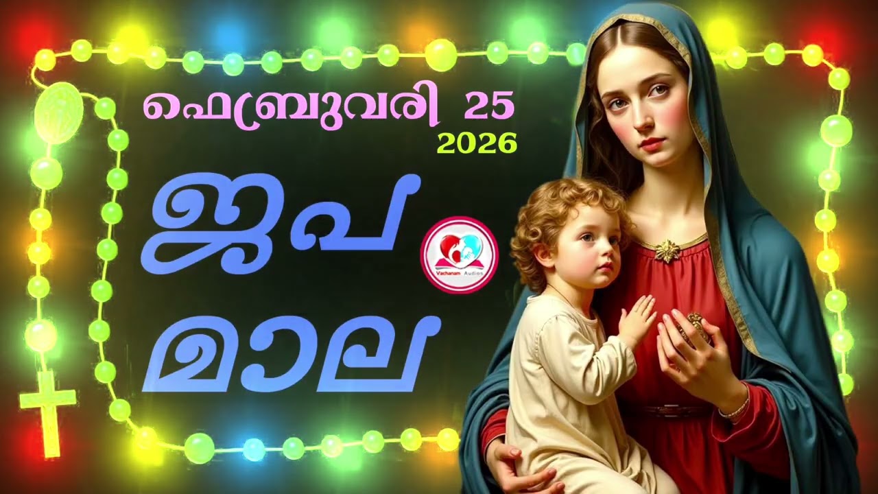കൊന്ത February 25th#ജപമാല  കേട്ട് ഇന്നത്തെ ദിവസം ആരംഭിക്കാം#അമ്മയോടൊപ്പം കുറച്ചു നേരം#rosary  25th