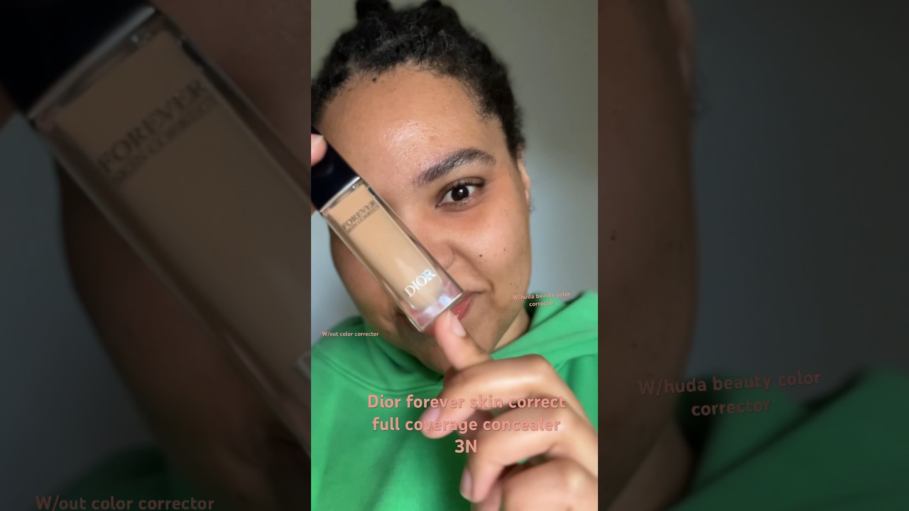 YES/NO? CONCEALER W/ OR W/OUT COLOR CORRECTOR #dior #hudabeauty #millenial #makeup #selfcare