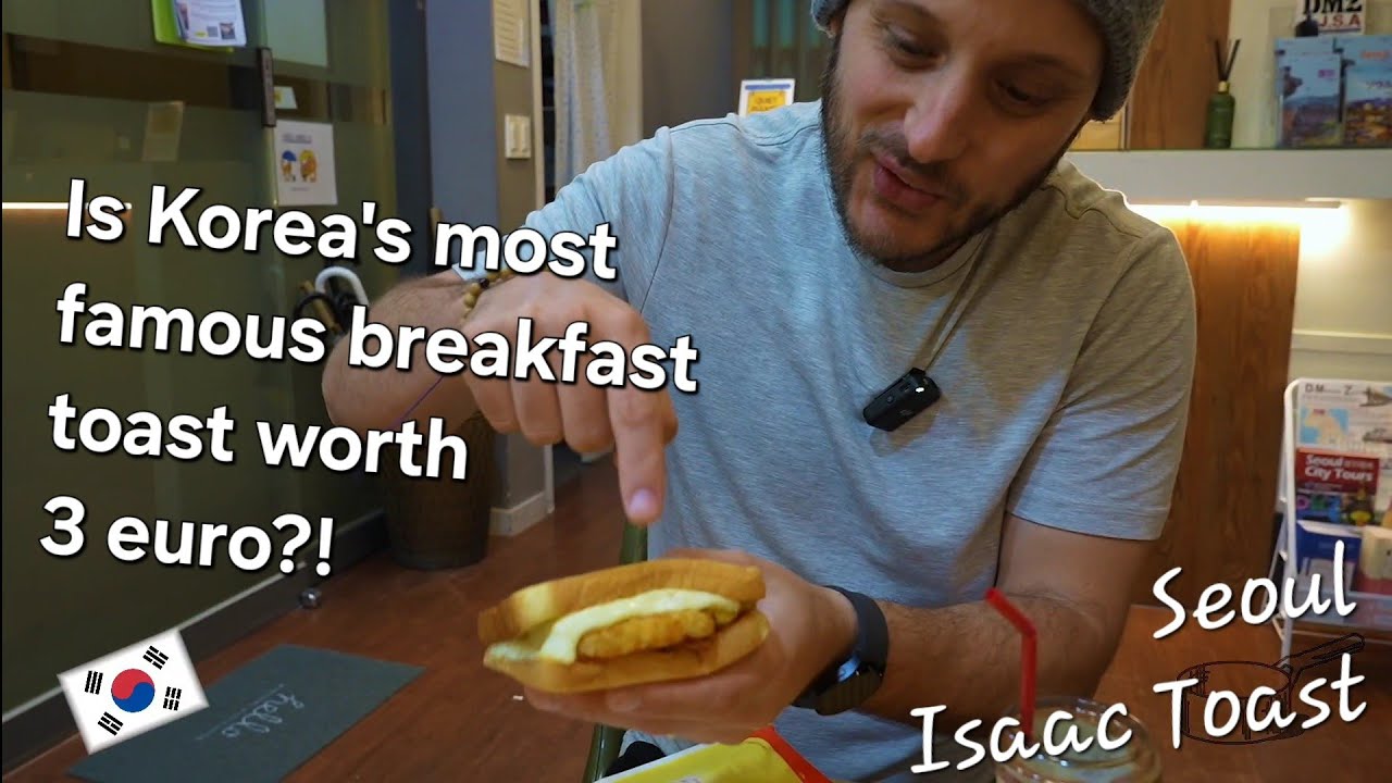 We tried Korea's most famous toast! - Isaac Toast in Seoul