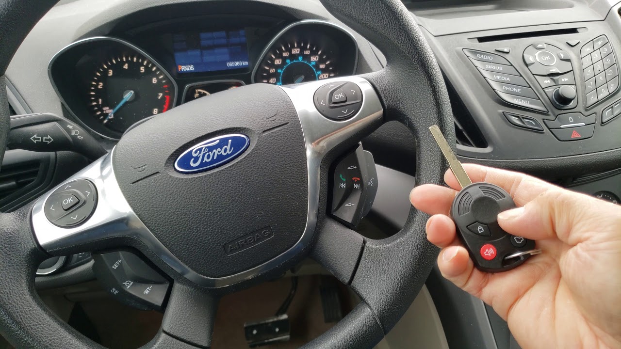 Программирование пульта дистанционного управления для Ford Escape 2013-2019 годов выпуска