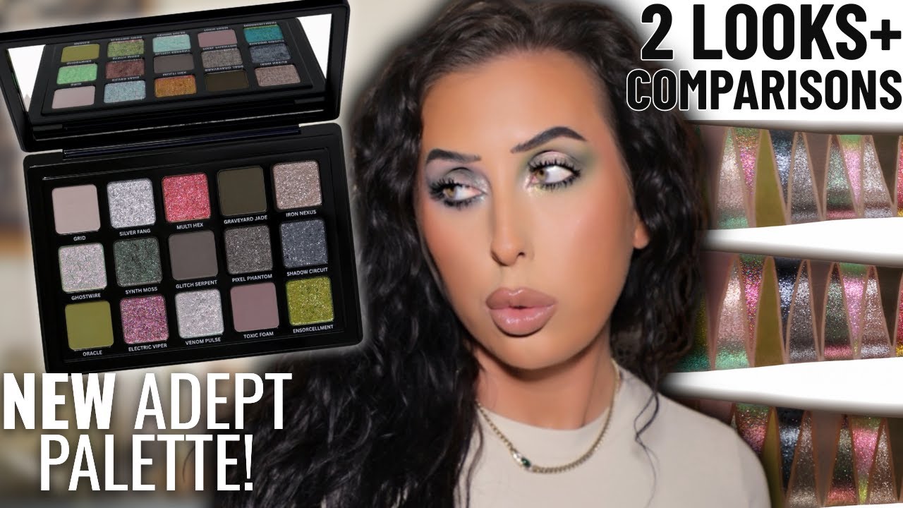 Adept Cosmetics RHNULL PALETTE! | Comparisons, 2 Looks, Swatches | NEW for 2025
