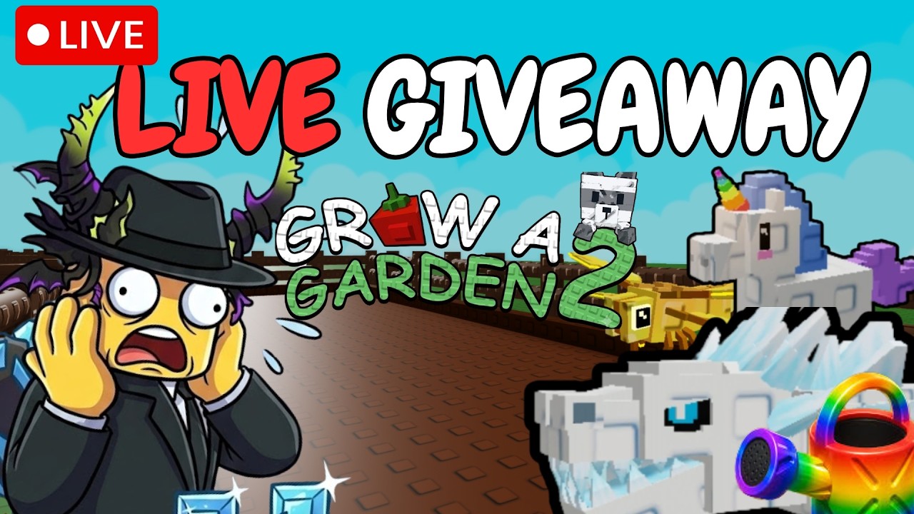 LIVE 🔴 GROW A GARDEN 2 GIVE AWAY AND TRADING !!!