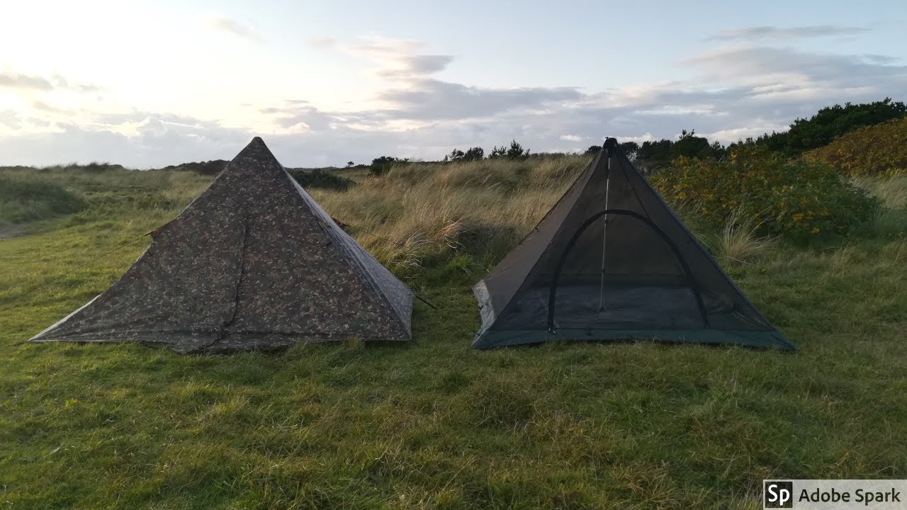 DD Pyramid Tent - MC | DD Tarp Tent | DD Superlight Pyramid Mesh Tent | Stealth Camping | Wind Test