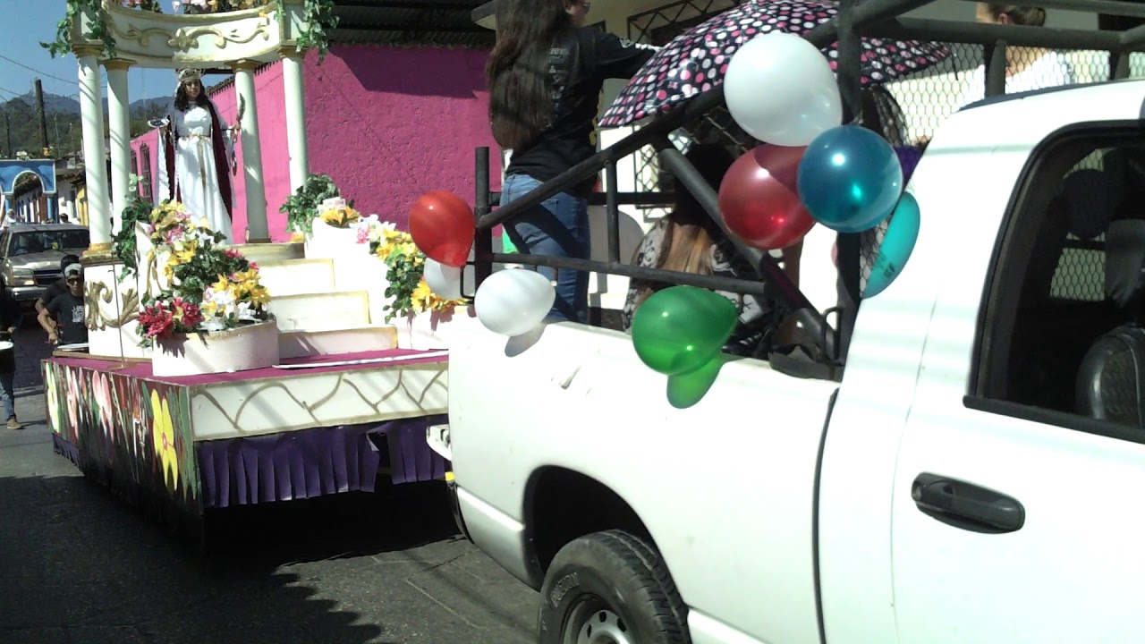 Anuncio de la fiesta del barrio de  Santa Lucia, 2016