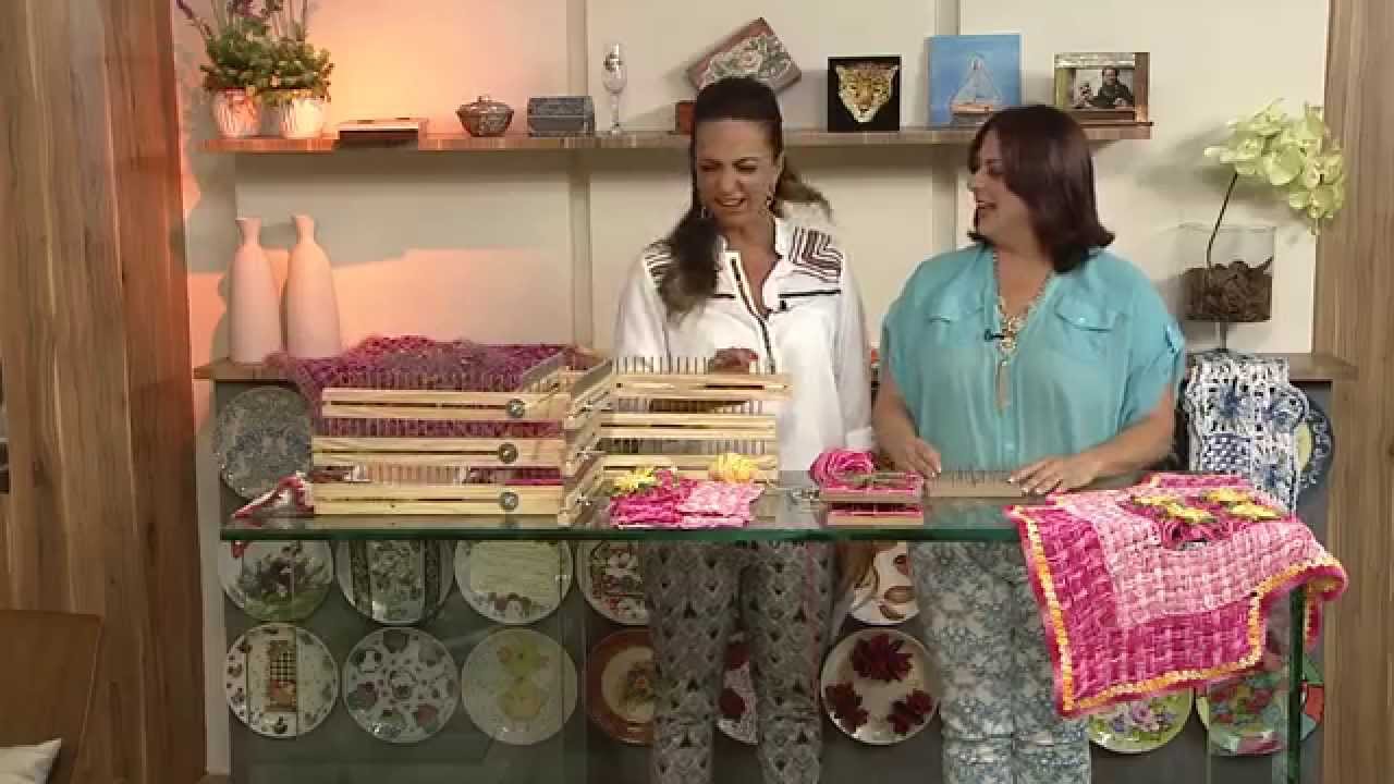 Aprenda a fazer um lindo tapete com o tear!