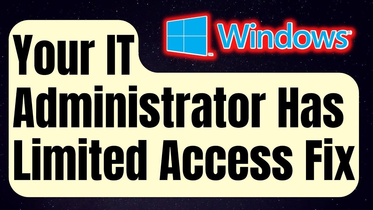 Как исправить ошибку &laquo;Ваш системный администратор ограничил доступ&raquo; в Windows [Обновлено 2024]