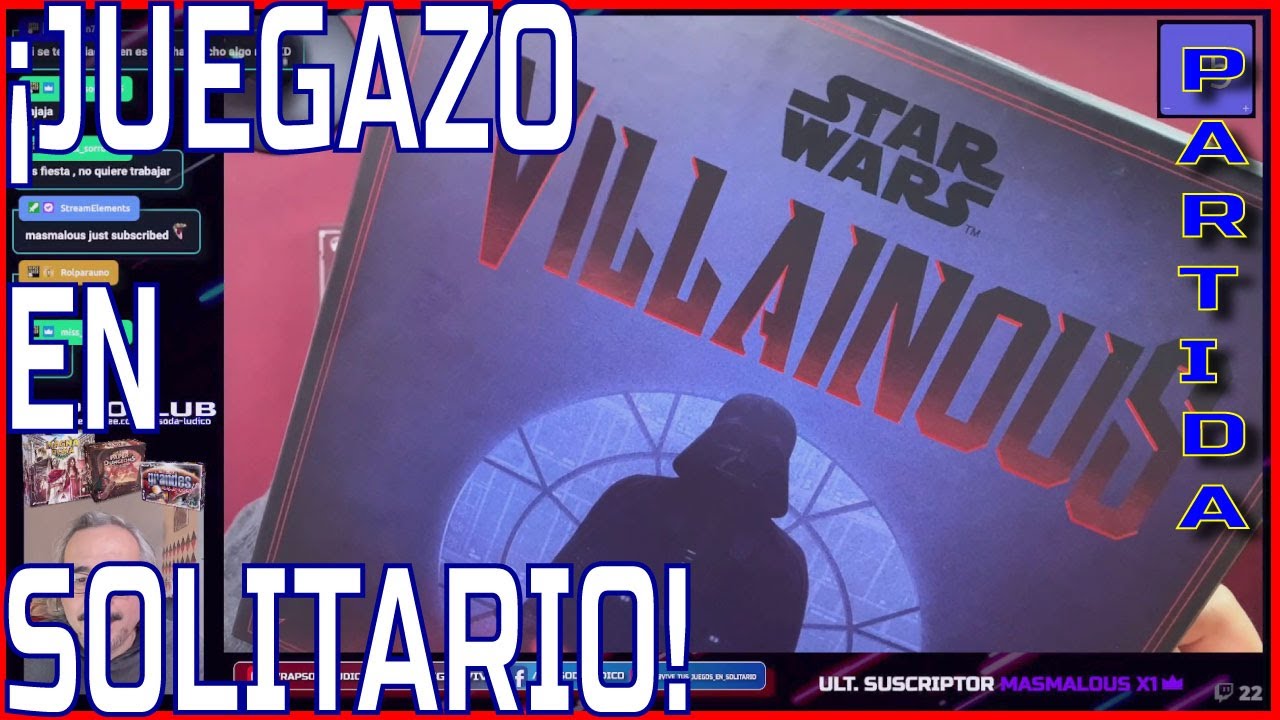 🚀 VILLAINOUS STAR WARS 🚀 PARTIDA en SOLITARIO 2023