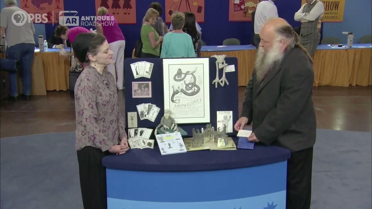 Collection of Macabre Author and Illustrator Edward Gorey Items, ca. 1980 | ANTIQUES ROADSHOW | PBS