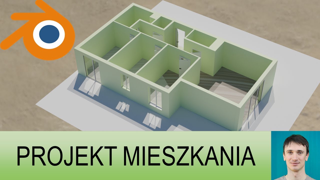 Blender. Projekt mieszkania 3D. Lekcja Informatyki.