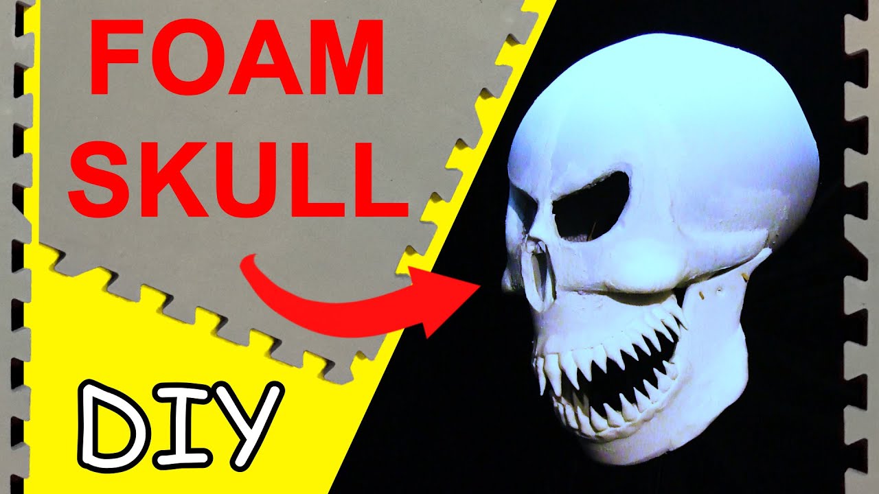 How To Make a Skull Out of Foam (DIY)