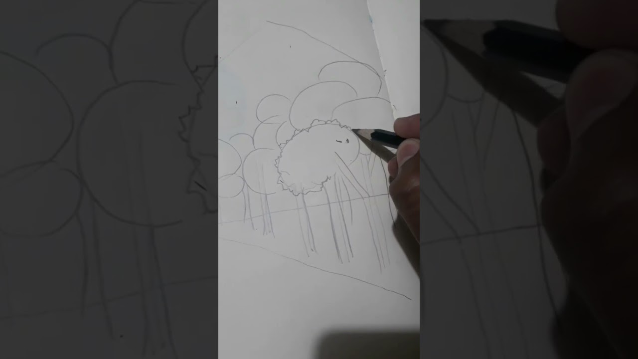 How to drawing a natural picture 🖼️#natural #viral#shorts#2026