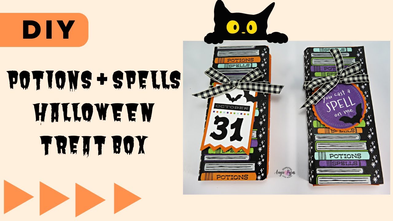 Easy Halloween Gift Box DIY: Potions And Spells