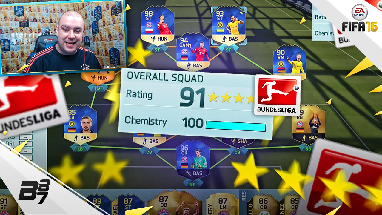 HIGHEST RATED TEAM IN FIFA 16! BUNDESLIGA 191 RATED! w/ TOTS LEWANDOWSKI | FIFA 16