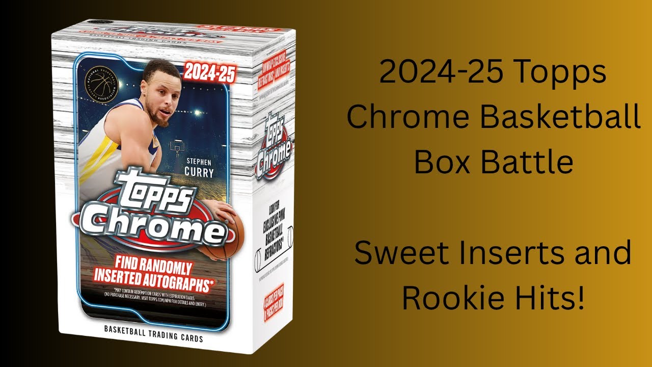 🔥2024-25 Topps Chrome Basketball Blaster Box Battle🔥 We Hit an Error Card?
