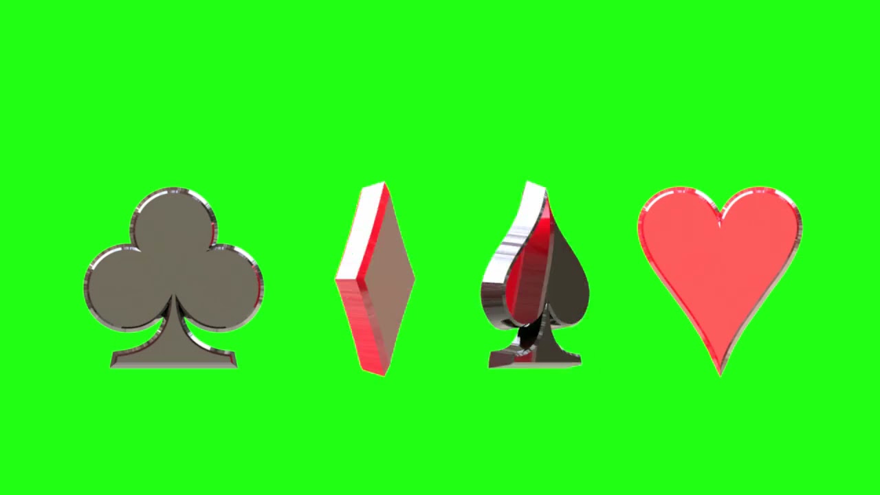 Green Screen Playing Cards