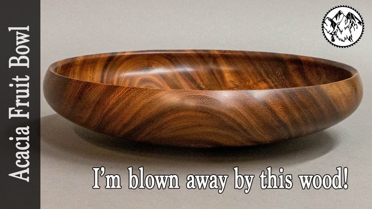 Woodturning: Acacia Fruit Bowl