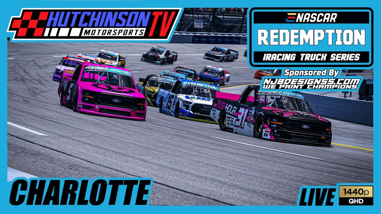 LIVE iRacing Redemption iRacing Truck Series @ Charlotte – Starts at 8:50PM EST