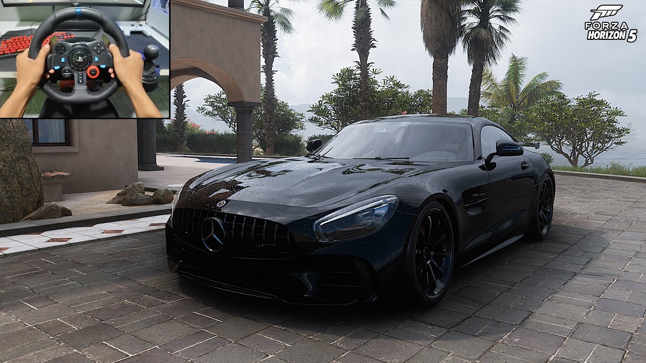 Mercedes AMG GTR - Forza Horizon 5 - Logitech G29 Steering Wheel gamplay