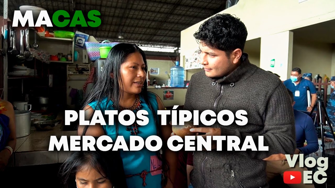 Comimos gratis en el mercado de MACAS | VlogEC