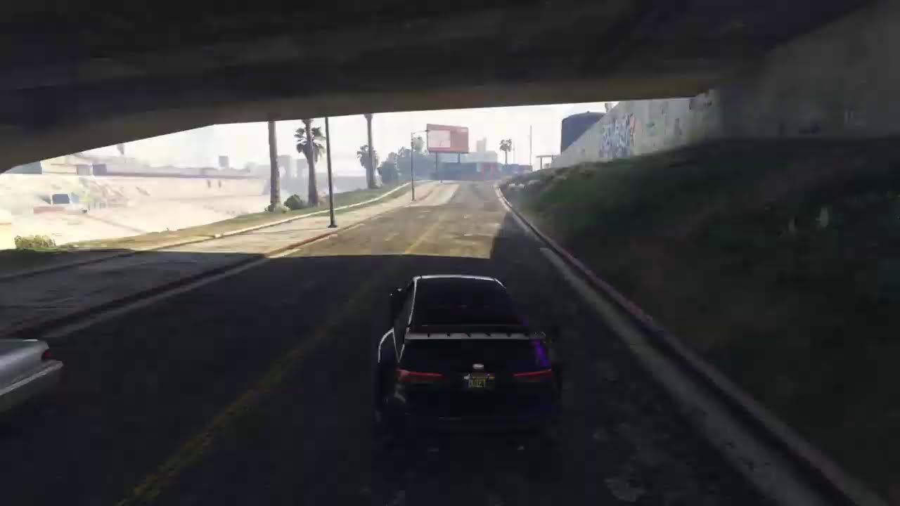 Running from the police (GTA5)