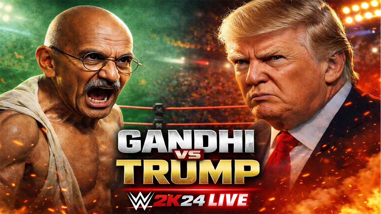 WWE2k25 Live Modi vs Trump | Legend vs President 😱 WWE 2K25 Live #modi #trump