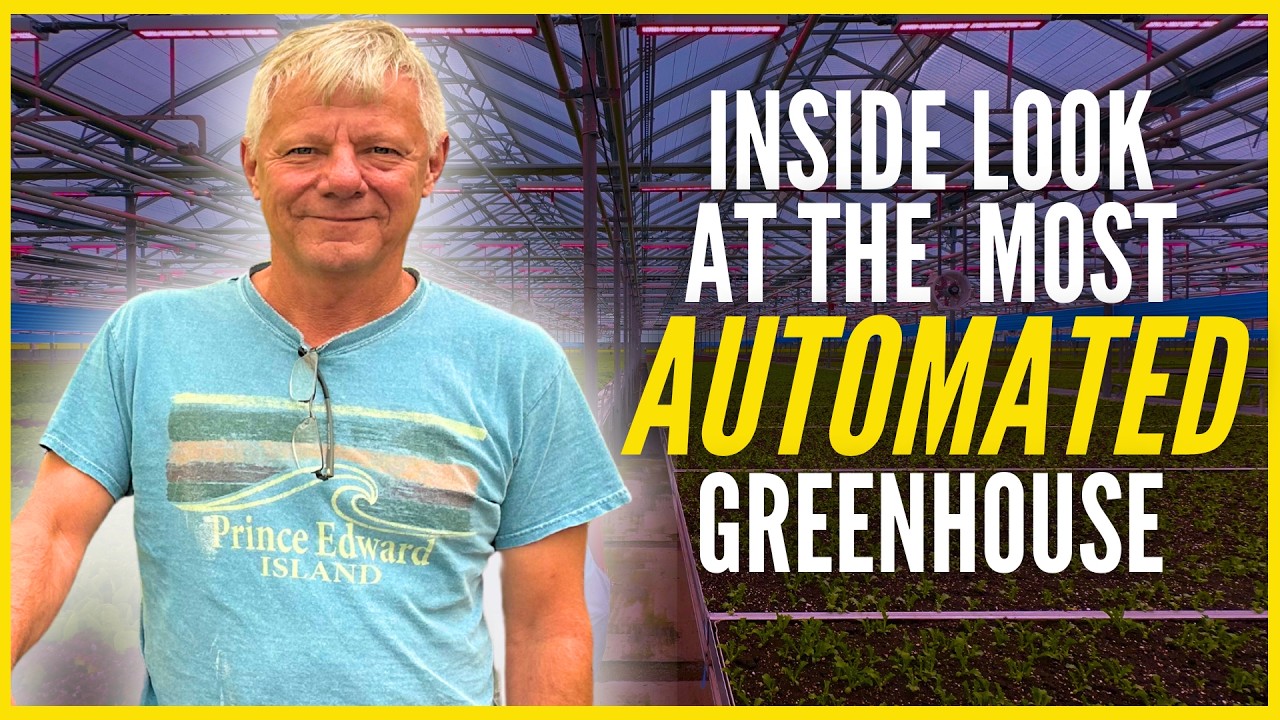 The Most High-Tech Farm I've Visited! Greenbelt Organics Farm Tour 🌱
