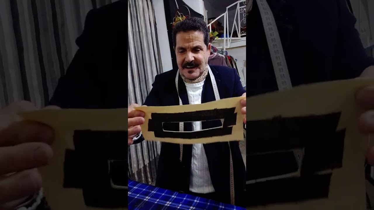 تفصيل الجيب مونطو🪡🧵
