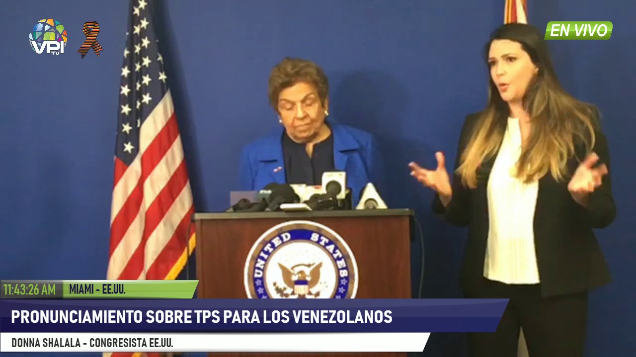 EE.UU. - Congresistas demócratas celebran aprobación del TPS para venezolanos -  VPItv