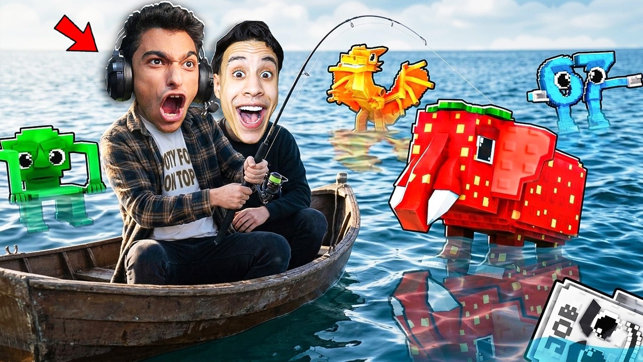 تحدي صيد الـ Brainrots الأسطورية ضد عبدو ماندو (محيط البرين روت) 😱🔥 | Roblox Fish It