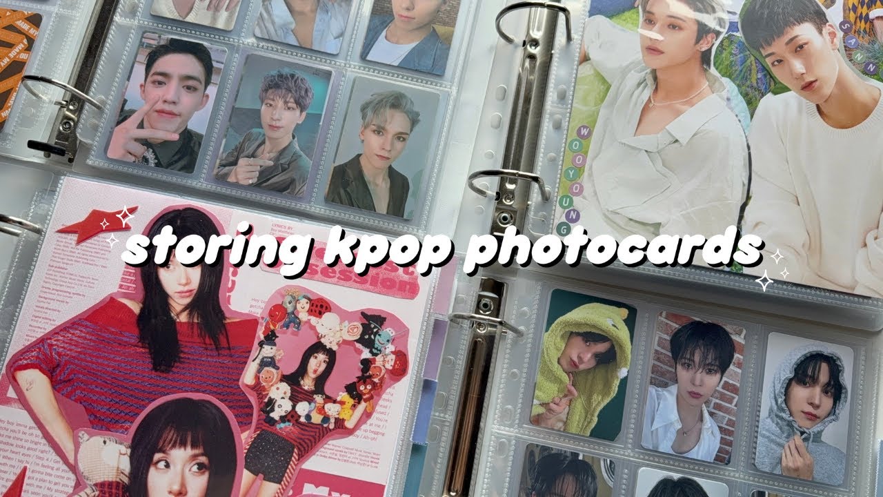 storing kpop photocards #41 ✧ twice, seventeen, & ateez!