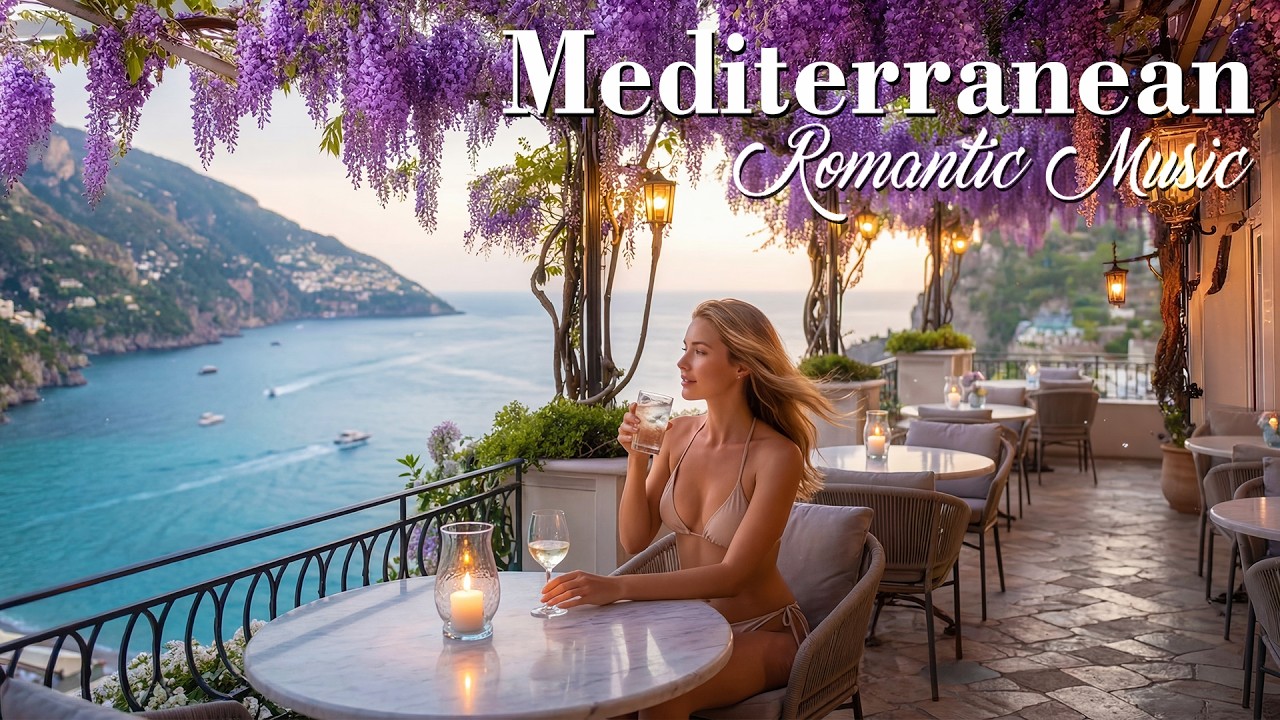 🎶 Chill Mediterranean Music & Italian Vibes 🌊☀️ | Romantic Coastal Views & Relaxing Ambience