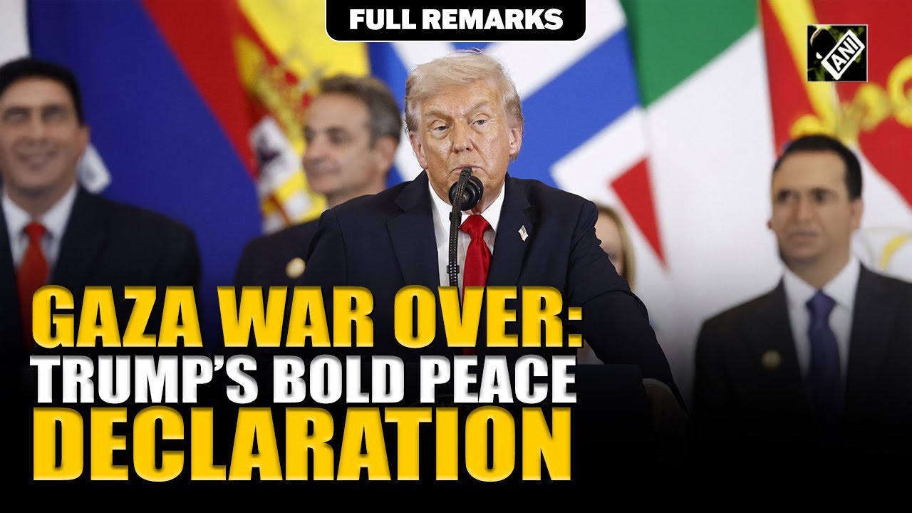 &ldquo;Gaza war over&hellip;&rdquo; Trump declares end of Israel-Hamas war at Egypt Summit, &lsquo;new, beautiful day rising&rsquo;