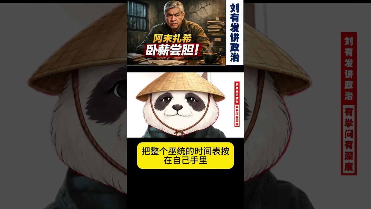 扎希最狠的一步，是把巫统的时间和入口都握在自己手里【刘有发讲政治】