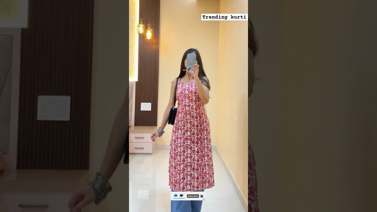 jeans with long kurti | #kurti #shorts