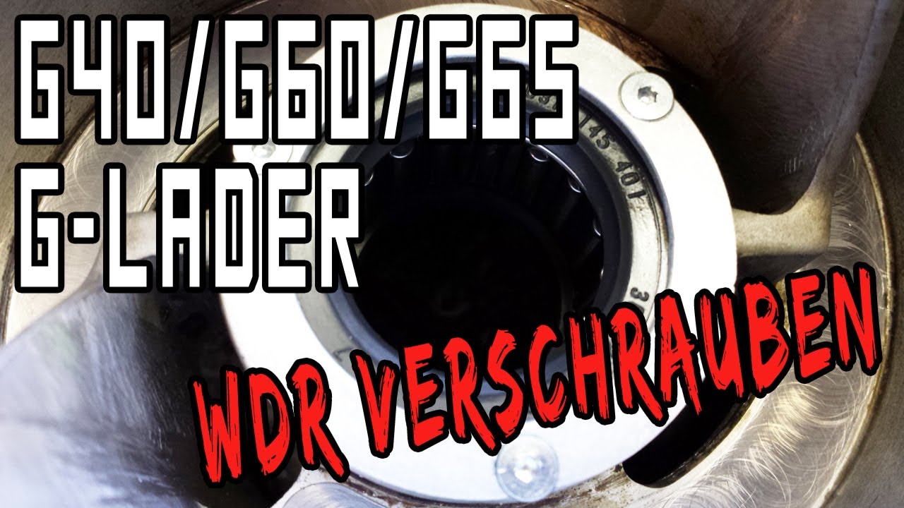 G-Lader - WDR/Wellendichtringe verschrauben | G40/G60/G65 | THEIBACH-PERFORMANCE