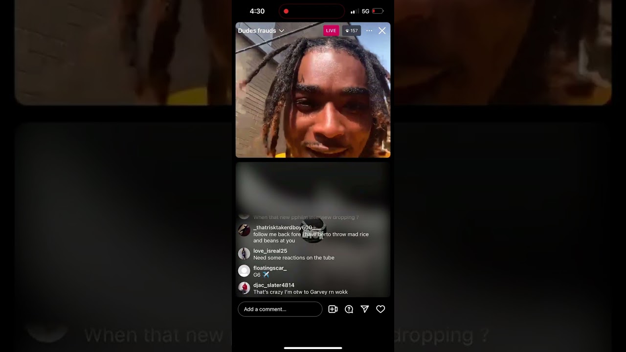 Neno Brown outside Looking for Tay627 In Garvey 74Day After He Ban't him wants to 