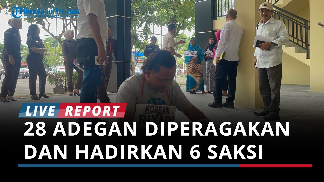 Rekonstruksi Pembunuhan Perangkat Desa di Tuban, 28 Adegan Diperagakan dan Hadirkan 6 Saksi