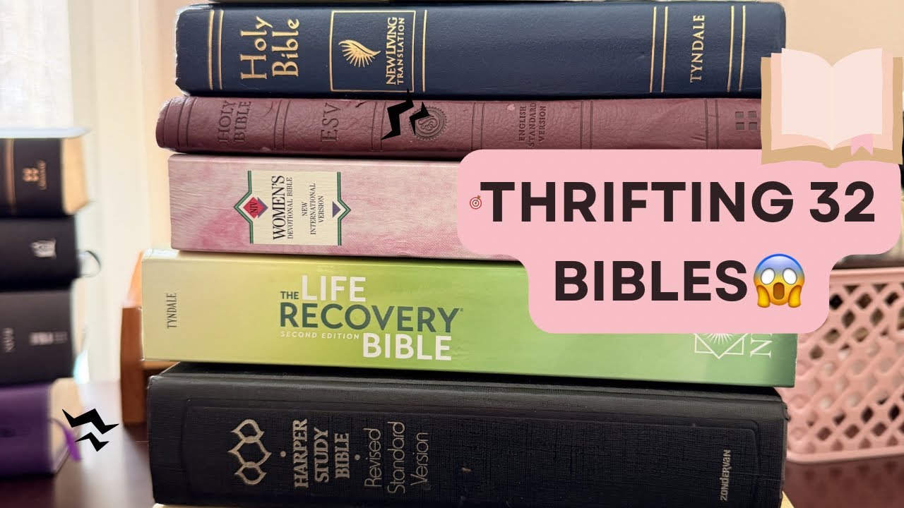 I’m on a Mission to Rescue 32 Bibles This Month 😳 #MarchBibleThriftChallenge