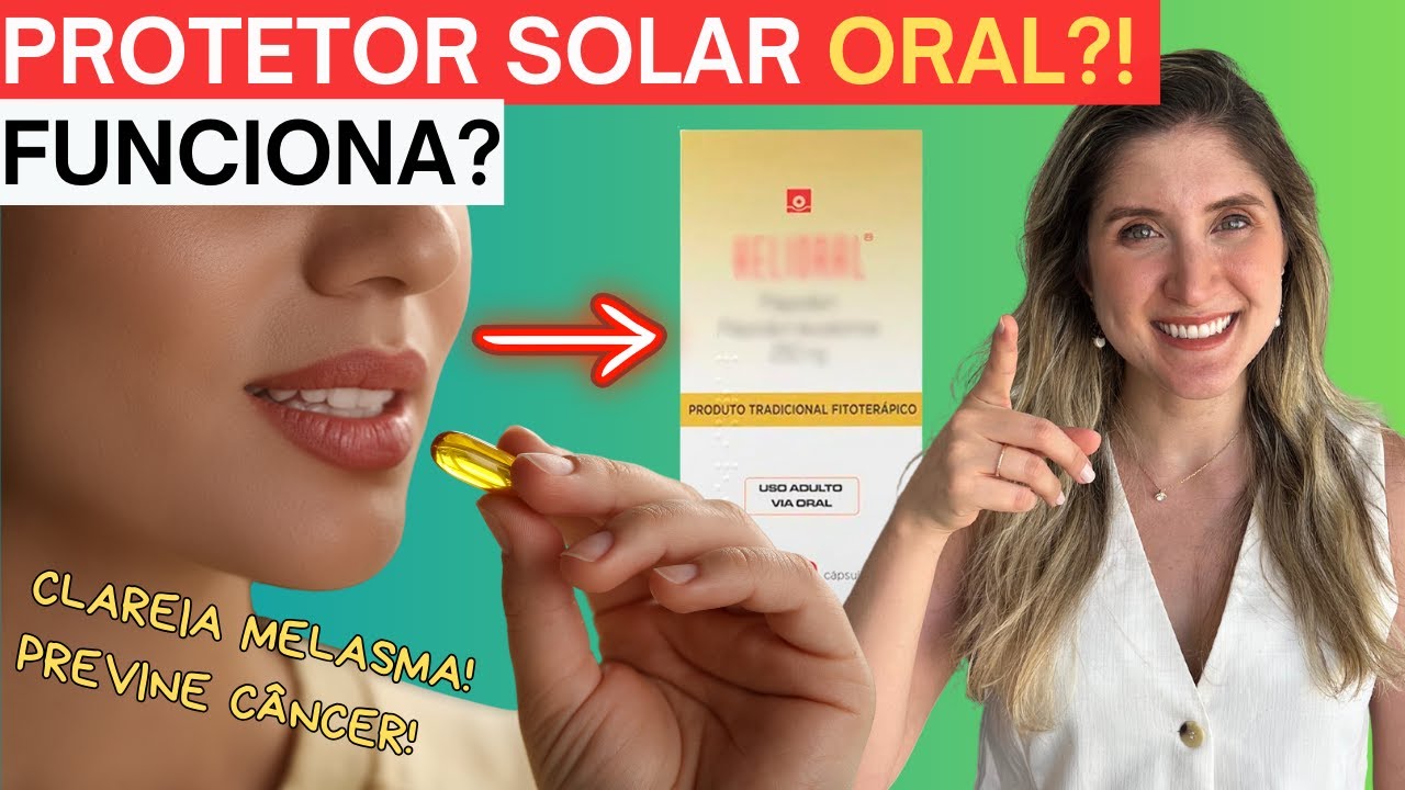 Comprimido que Clareia Melasma (Helioral/Polypodium)- [Dermato Explica]