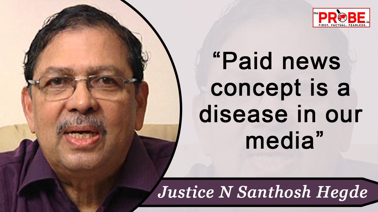 Santosh Hedge on Paid News in Indian media | The Probe
