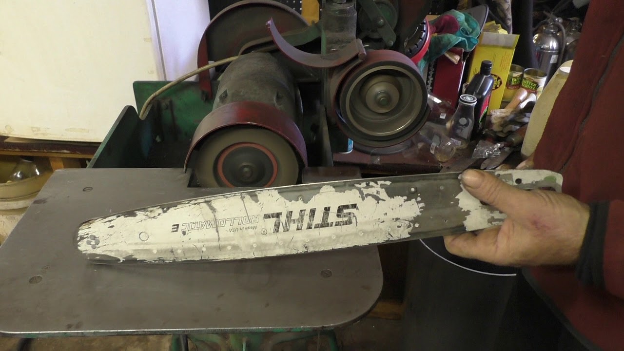 Barshop - chainsaw bar repair